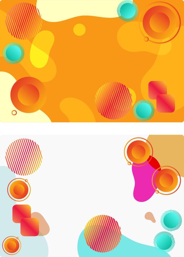 Overlapping Forms and Gradients in a Modern Design vector