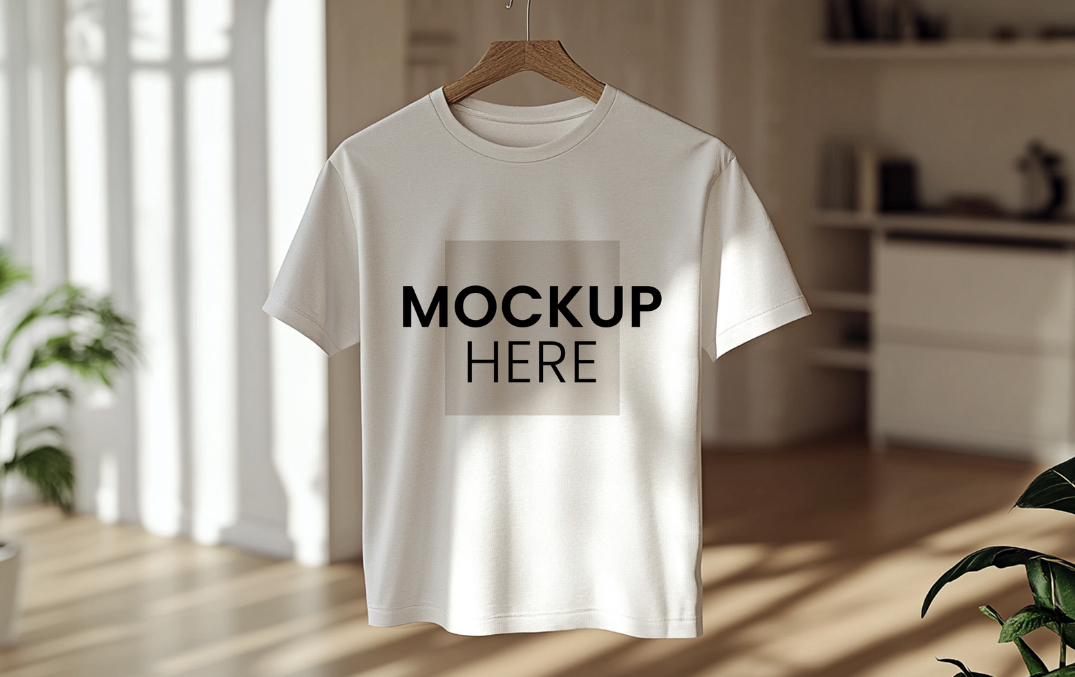 Fully Editable White T-shirt Mockup, premium design for branding psd