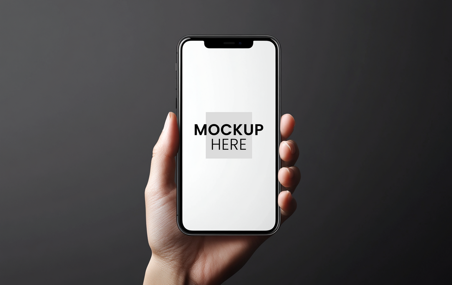 Ultra-realistic mobile display, blank customizable screen, clean and professional for presentations psd