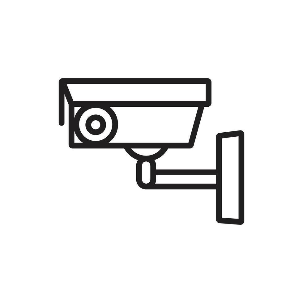 CCTV Icon. Security camera. Icon for design. vector