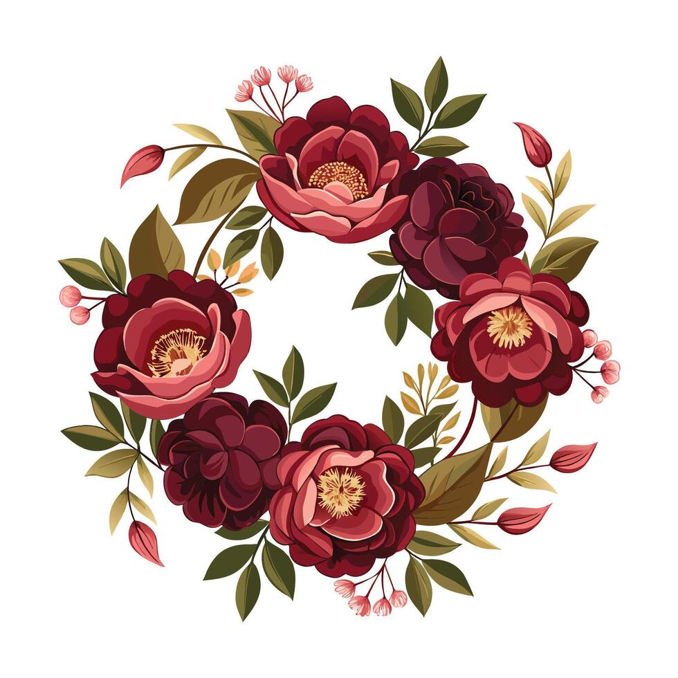 Vintage Floral Graphic Design vector