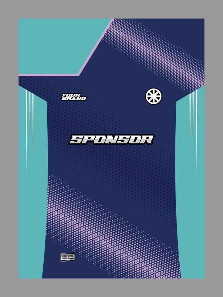 A soccer jersey a dark blue background with a gradient pattern vector