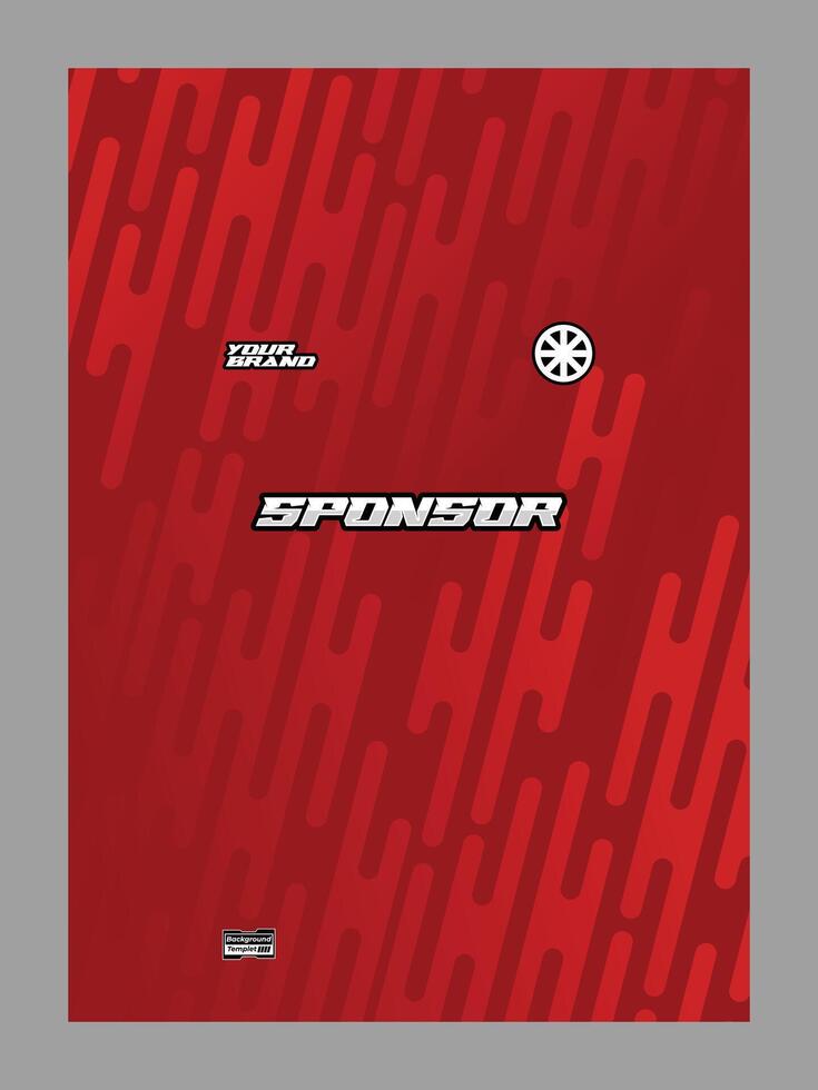 A red and white soccer jersey vector