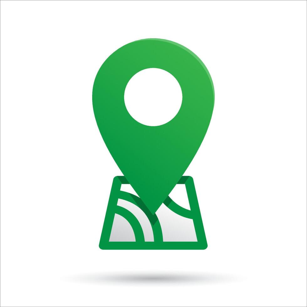Location pin icon . Pin location icon design illustration. Location icon simple sign vector