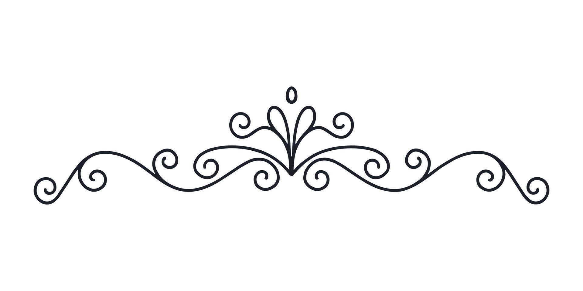 A black and white drawing of a crown vector