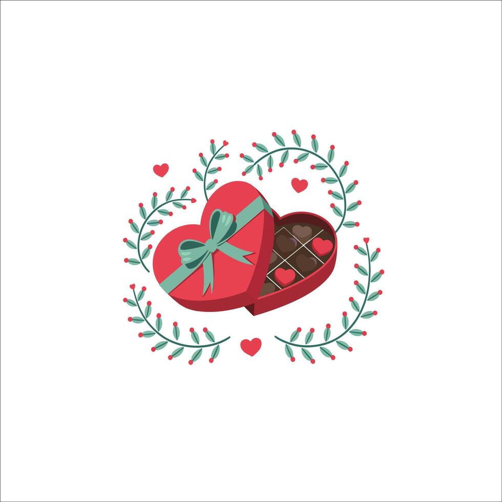 Romantic Valentine's Day Design for Digital Use vector