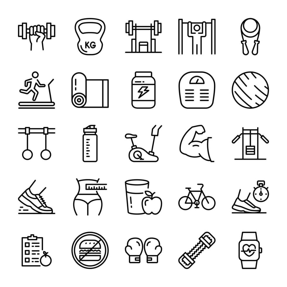 Gym and Fitness vector