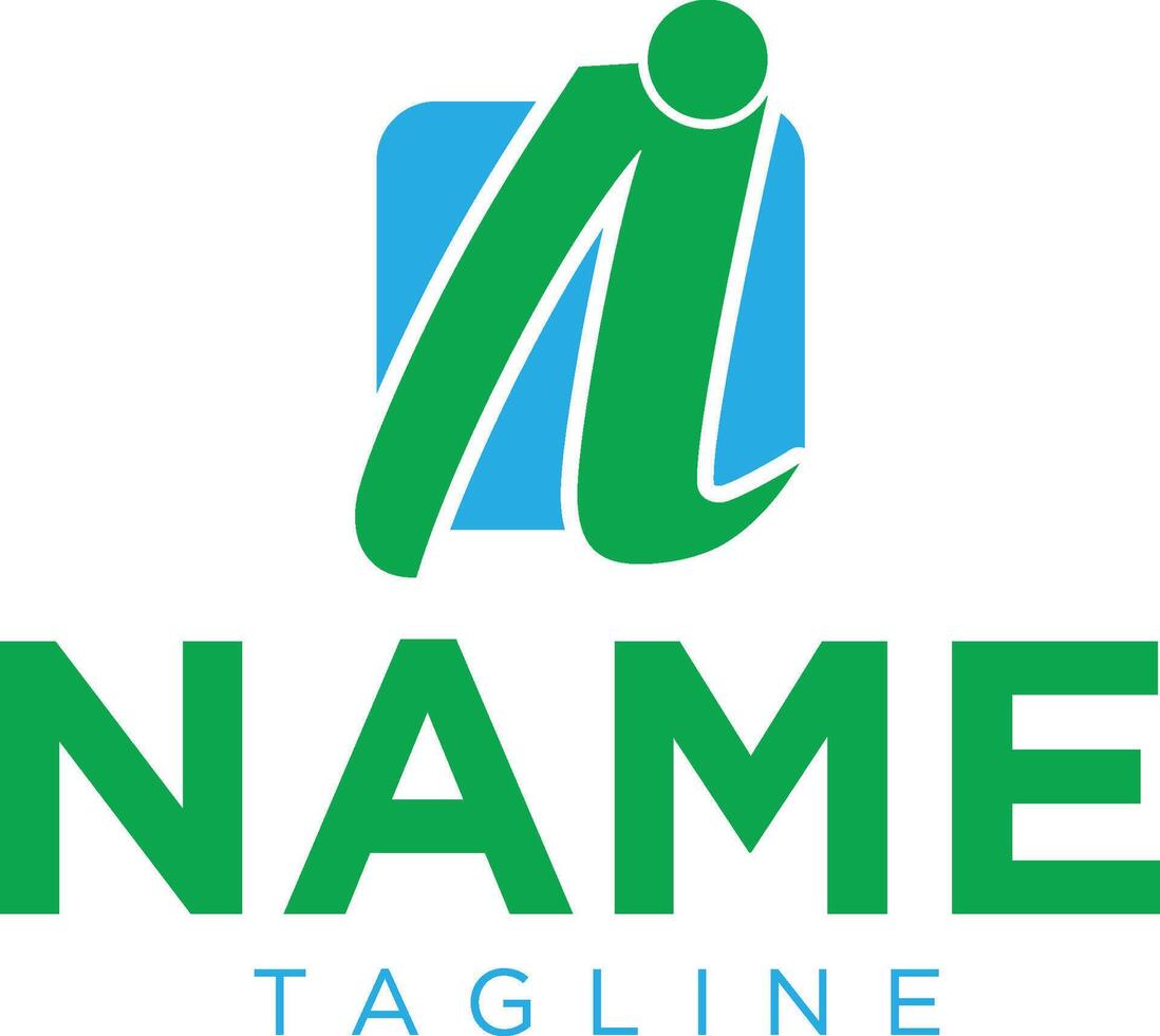 Letter A Medical Care logo design vector