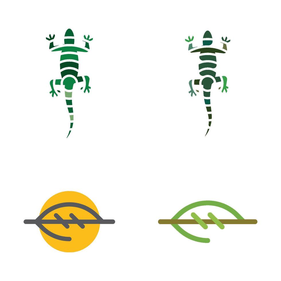Lizard Logo Template Icon vector