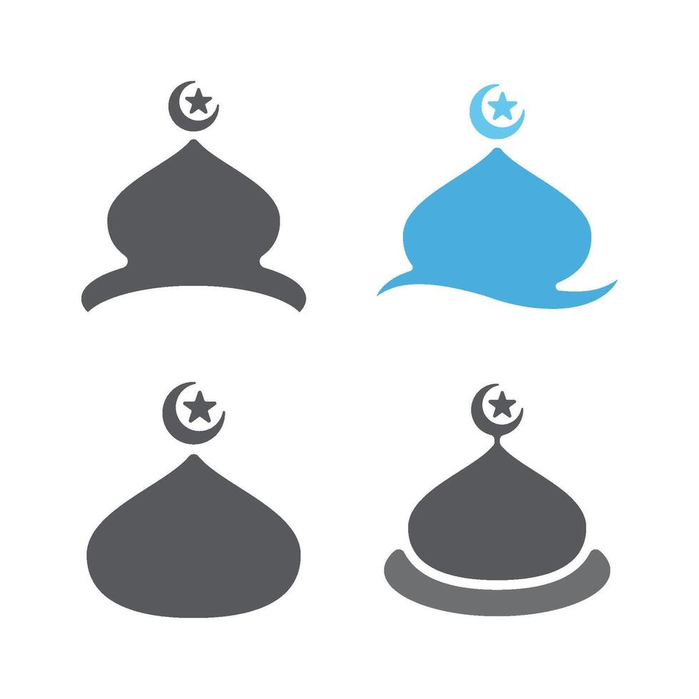 Mosque Logo Template Icon vector