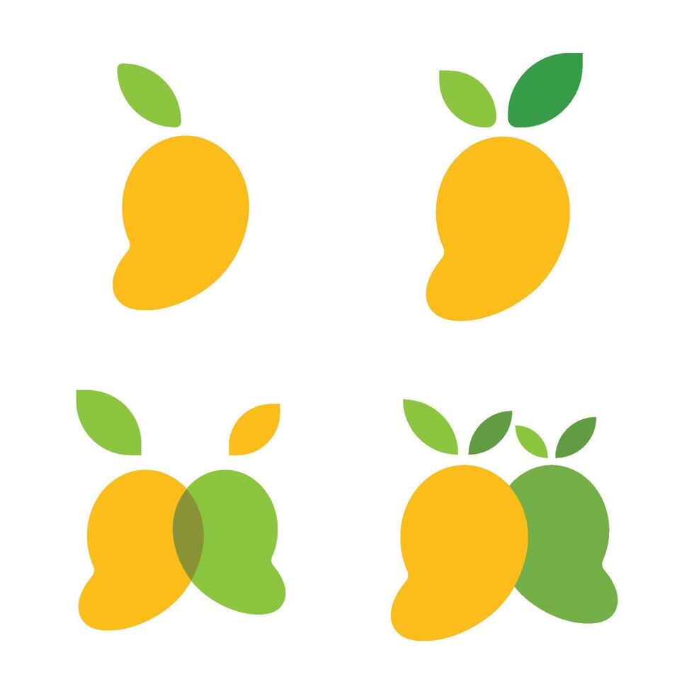Mango Logo Template Icon vector