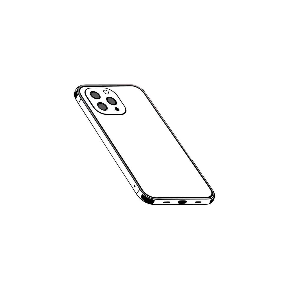 Iphone 11 pro max vector