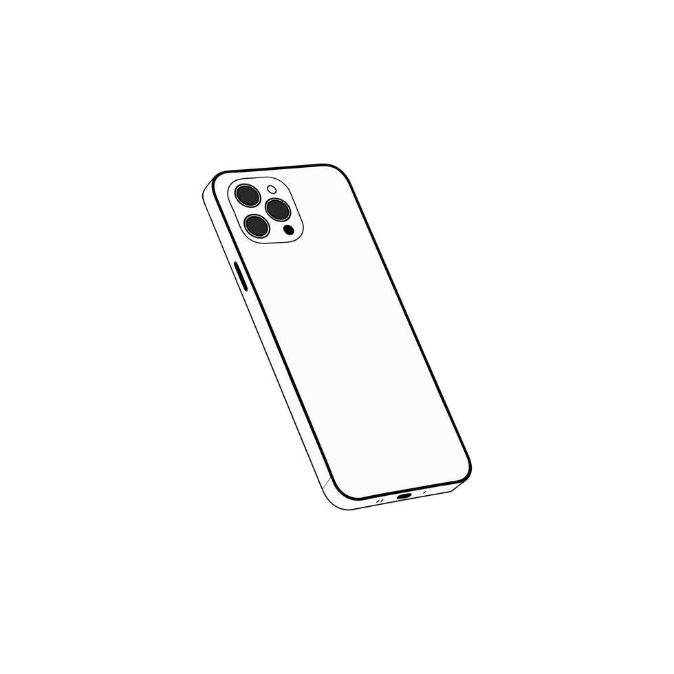An iphone 11 , art vector