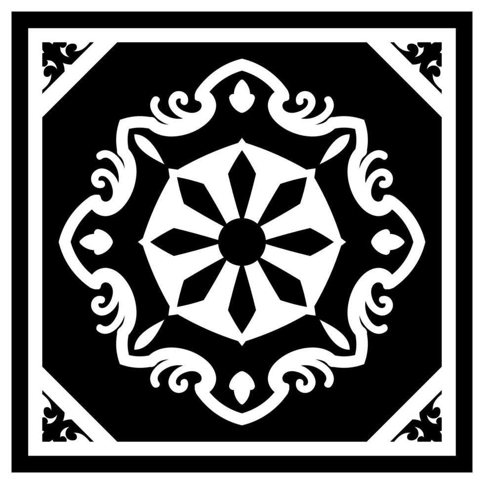 A linear vintage frame illustration element. Floral symmetry border. Fit for banner, background, merchandise. Eps 10. vector