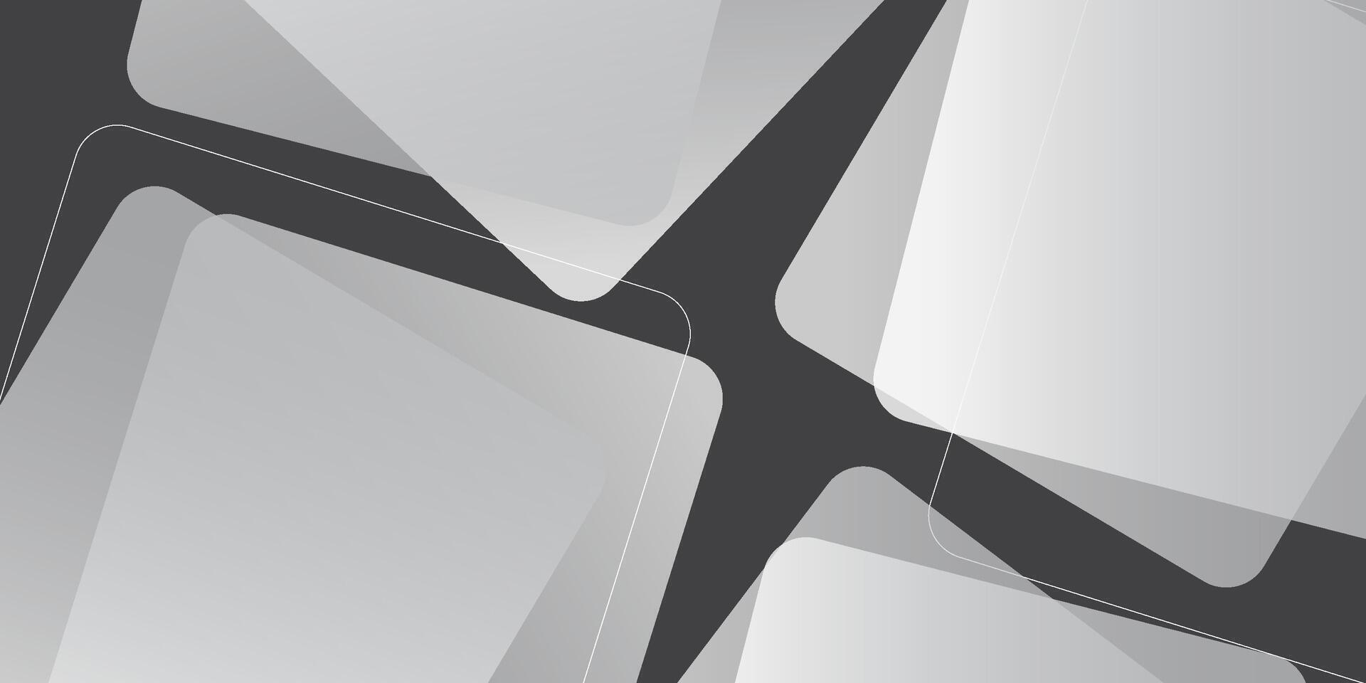 Abstract gray dynamic gradient background with simple square 3D look. Cool and luxury design. Eps10 vector