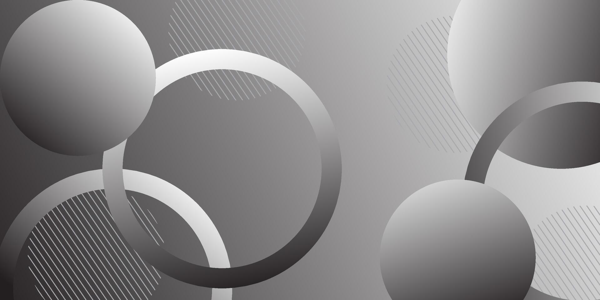 3D background pattern gray circle pattern with soft color design. Abstract template and modern style texture background. illustration eps10 vector