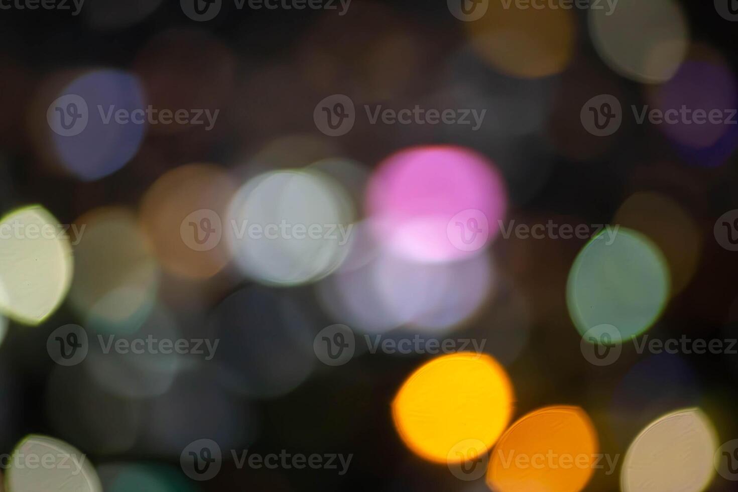 Colorful abstract bokeh effect for background photo