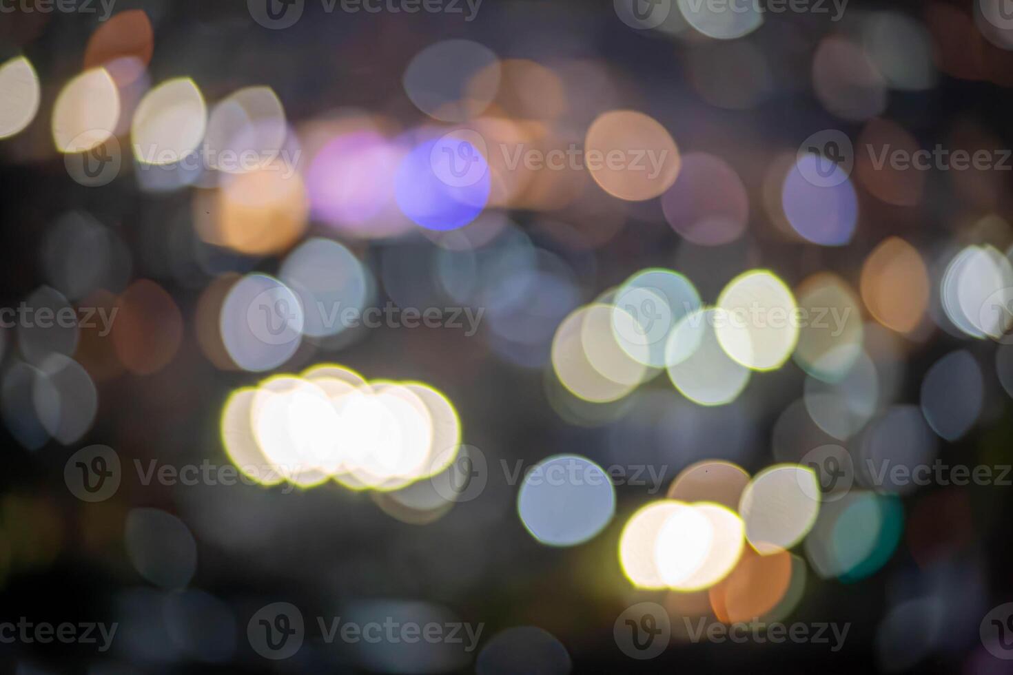 Colorful abstract bokeh effect for background photo