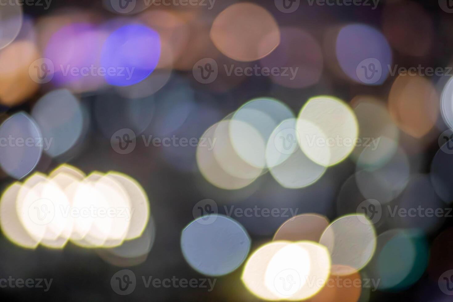 Colorful abstract bokeh effect for background photo