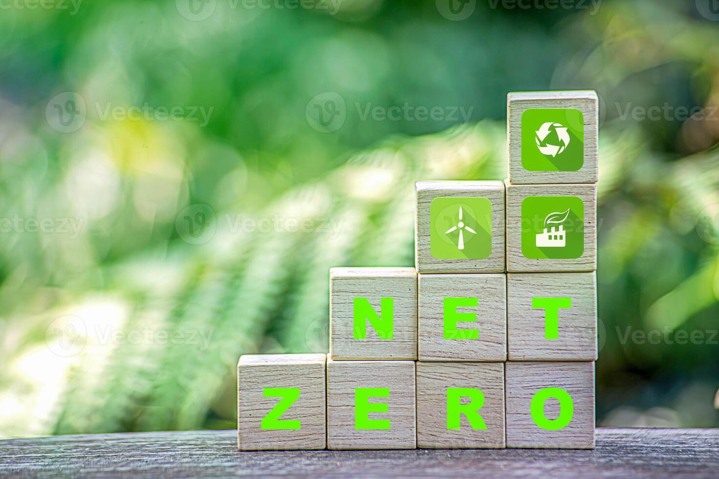 Net zero by 2050. Carbon neutral. photo