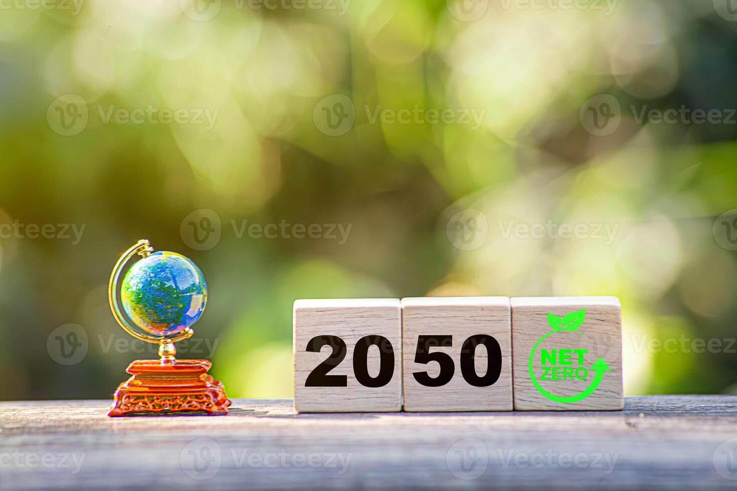 Net zero by 2050. Carbon neutral. photo