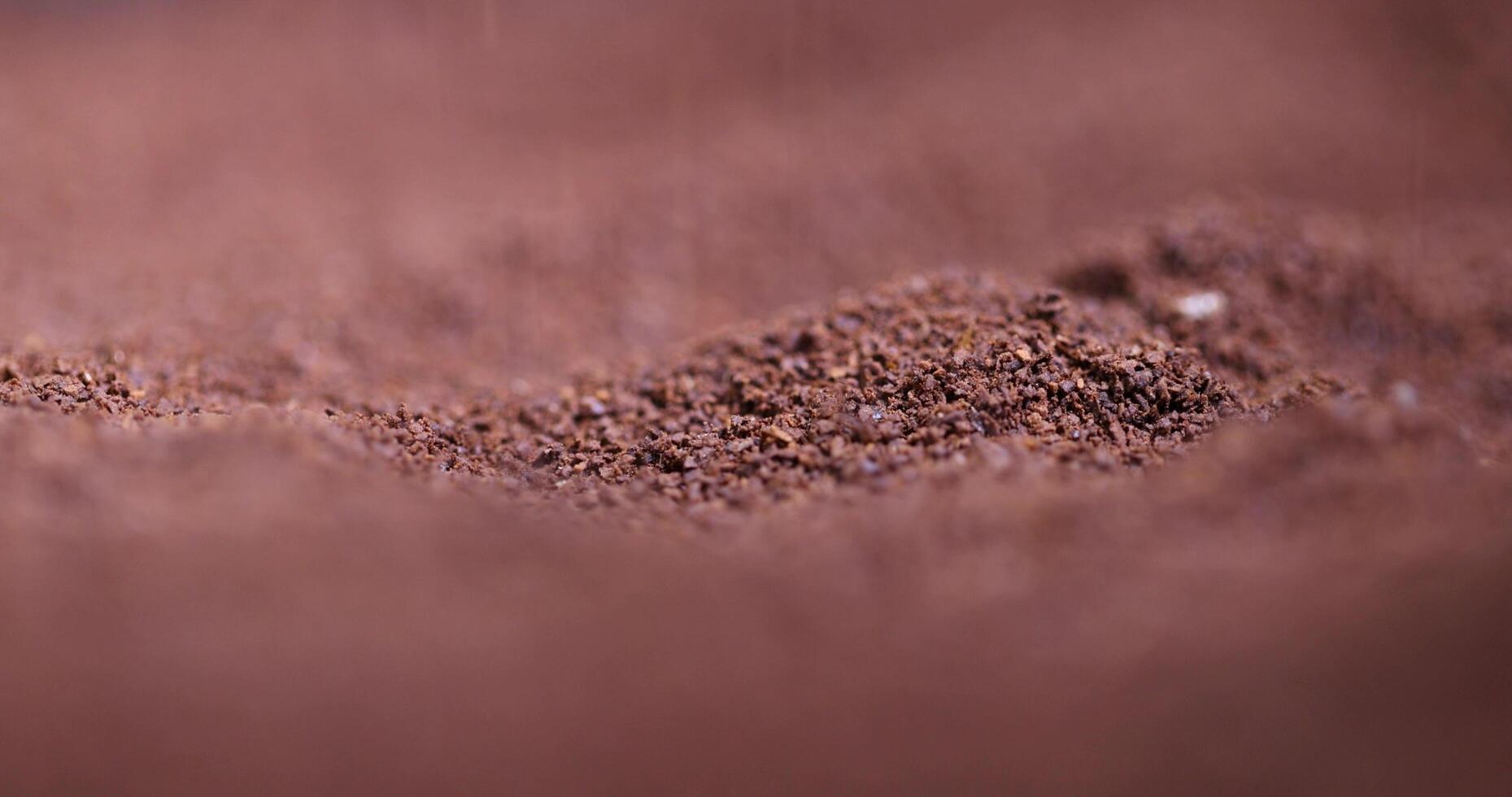 natural ground and roasted coffee for making a drink photo