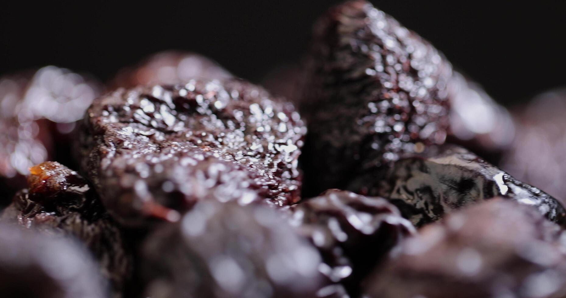 close-up of purple plum fruits with prunes photo