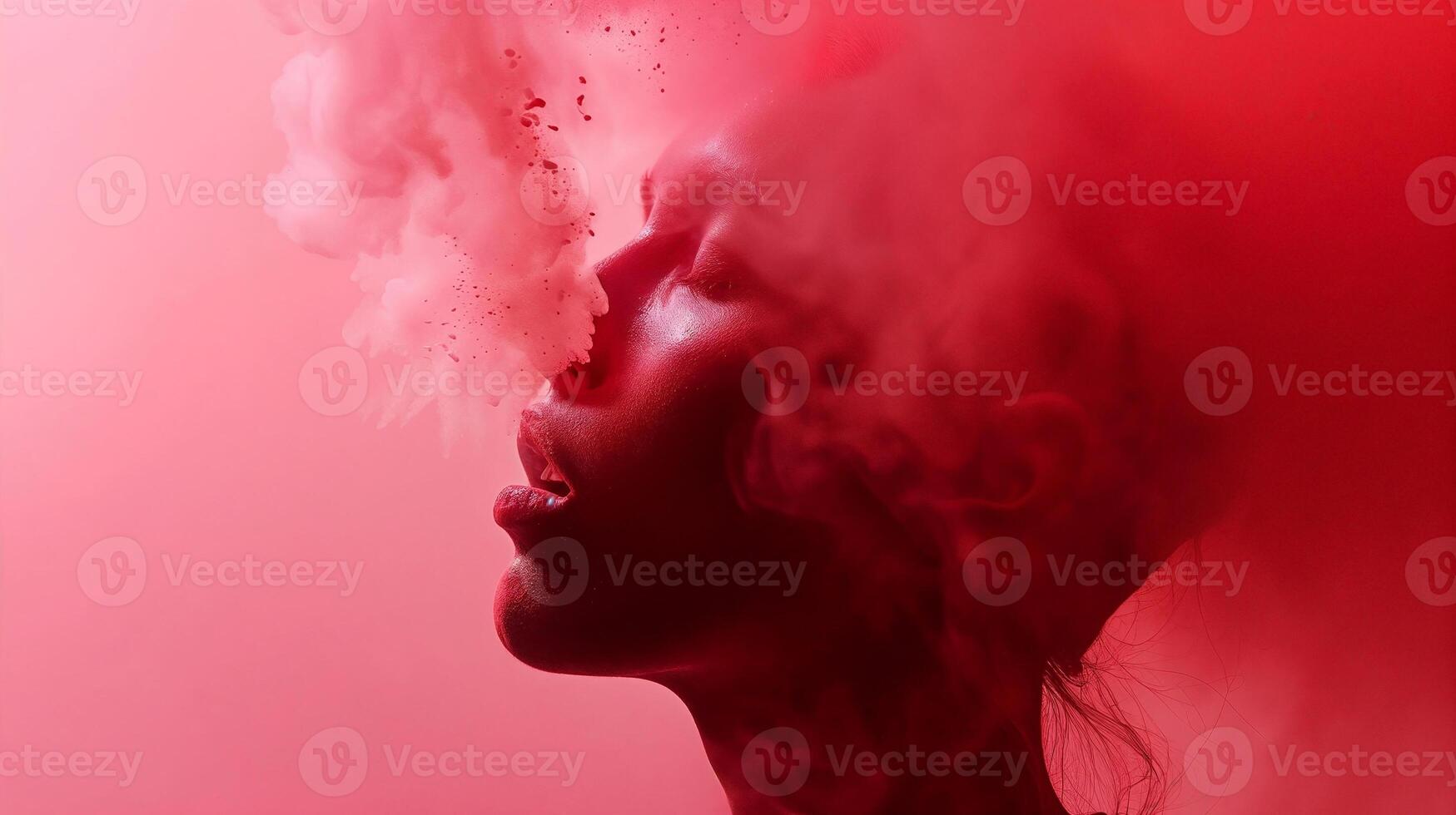 Celebrating Holi Festival in India with vibrant colors and joyful expressions photo