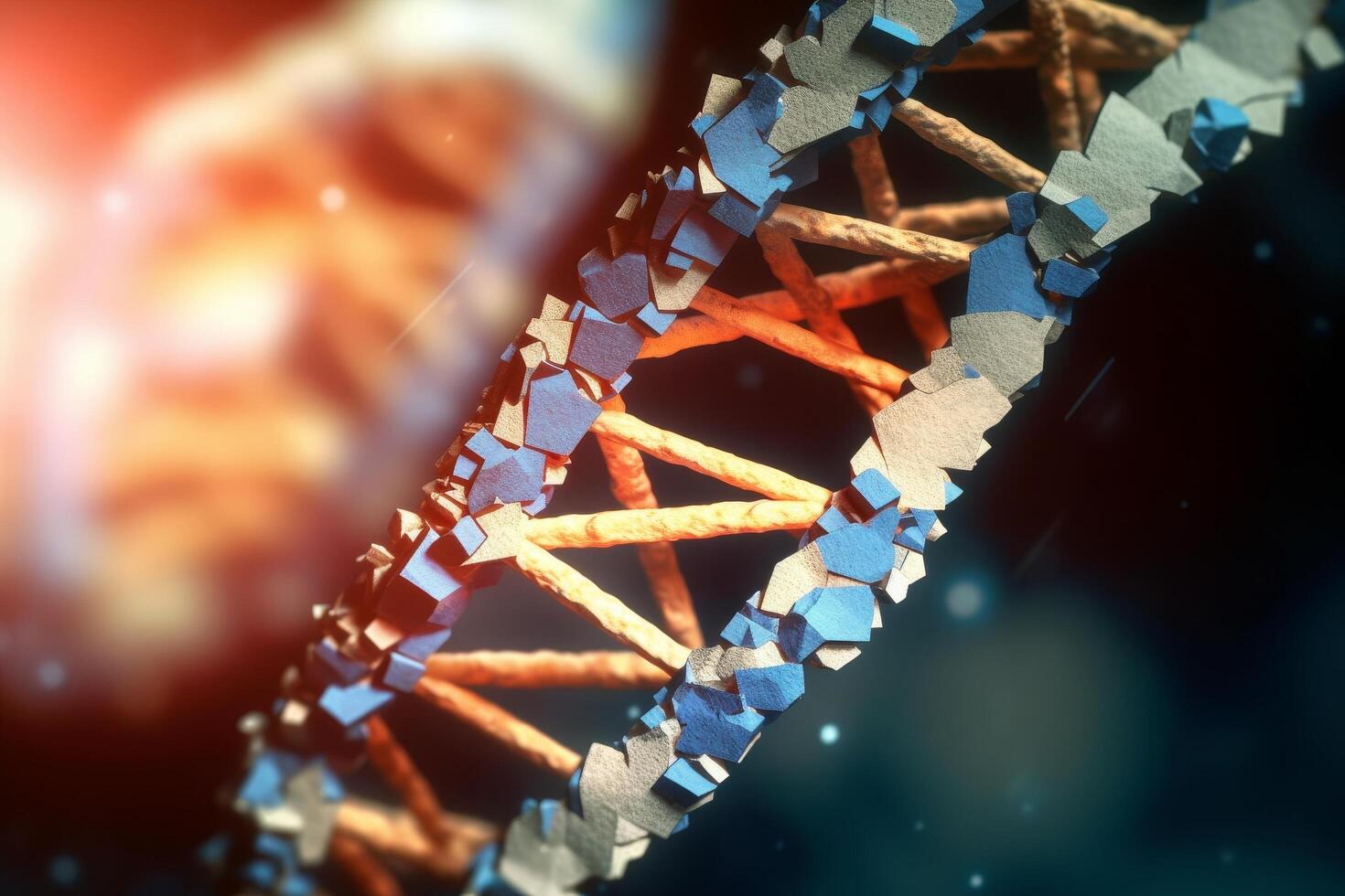 Colorful abstract crystal structure photo