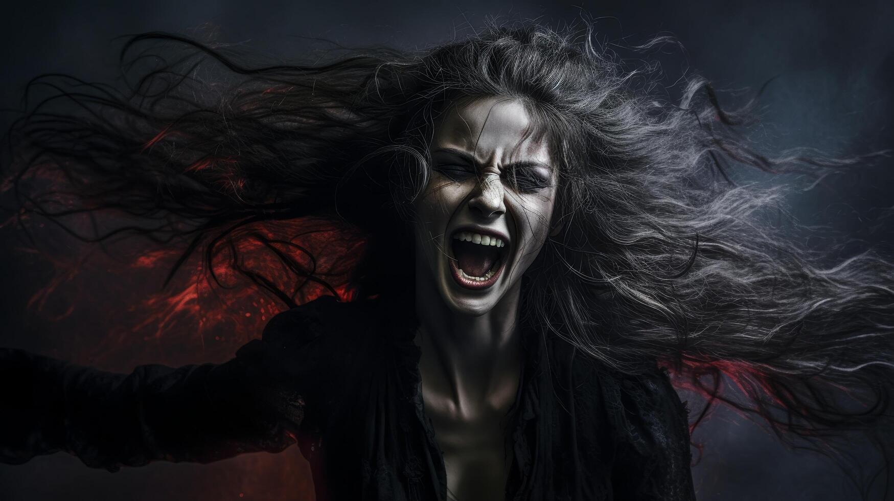 Intense Emotional Expression photo