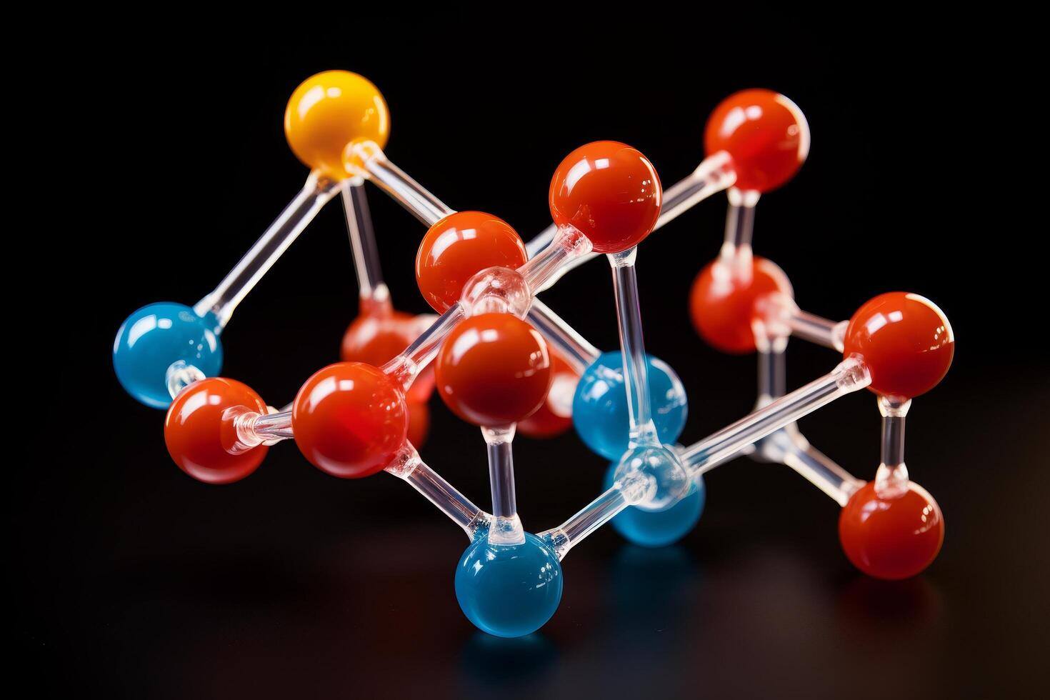 Molecular structure of chemical compounds photo