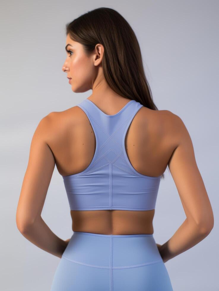 Fit woman in athletic wear photo