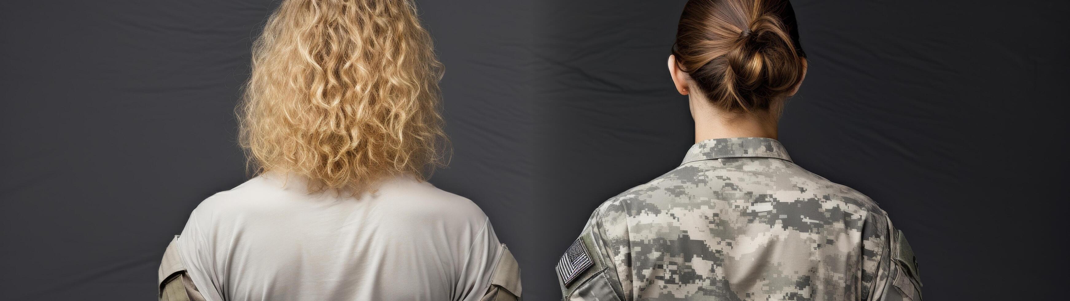 military service members in uniform photo