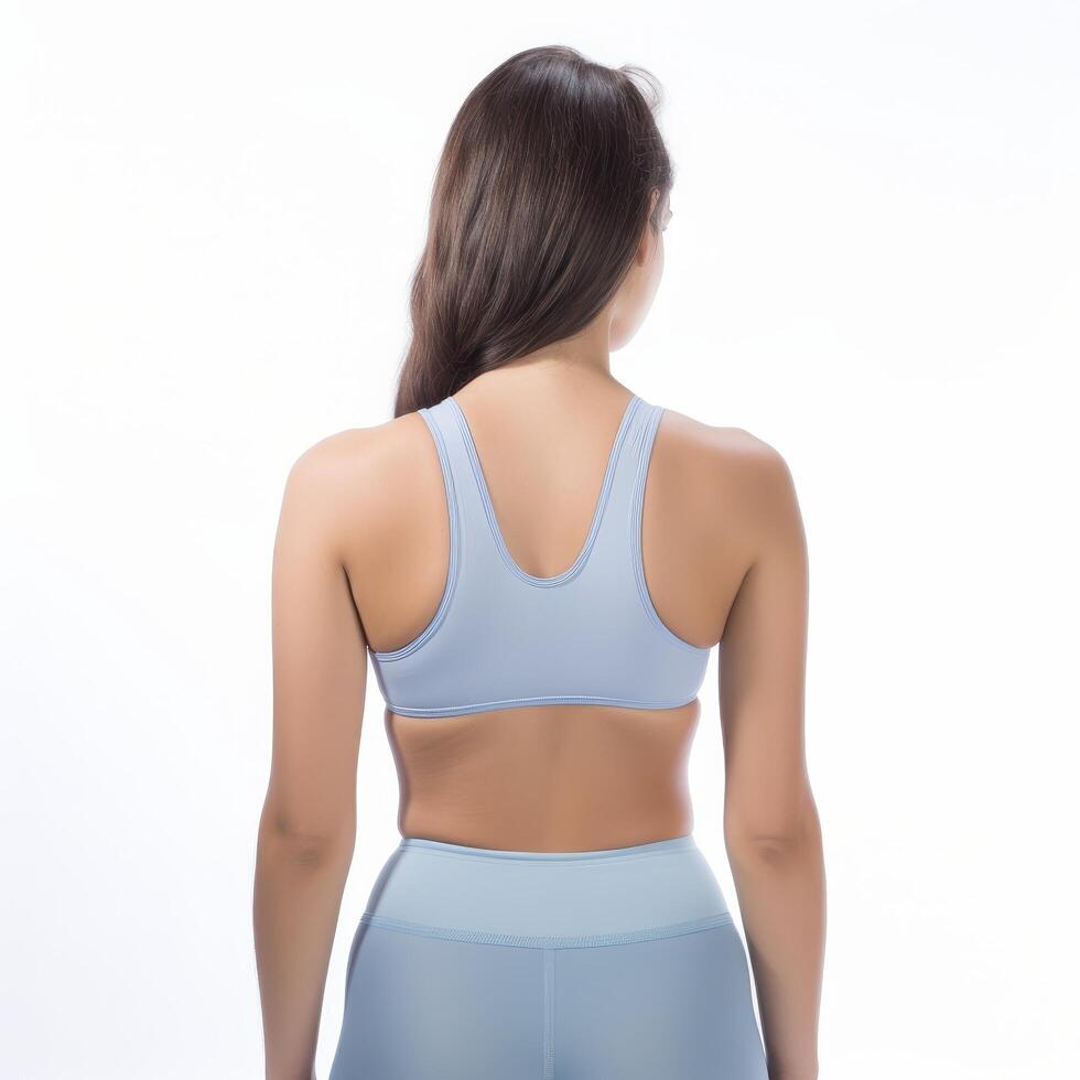 Fit woman wearing athletic wear photo
