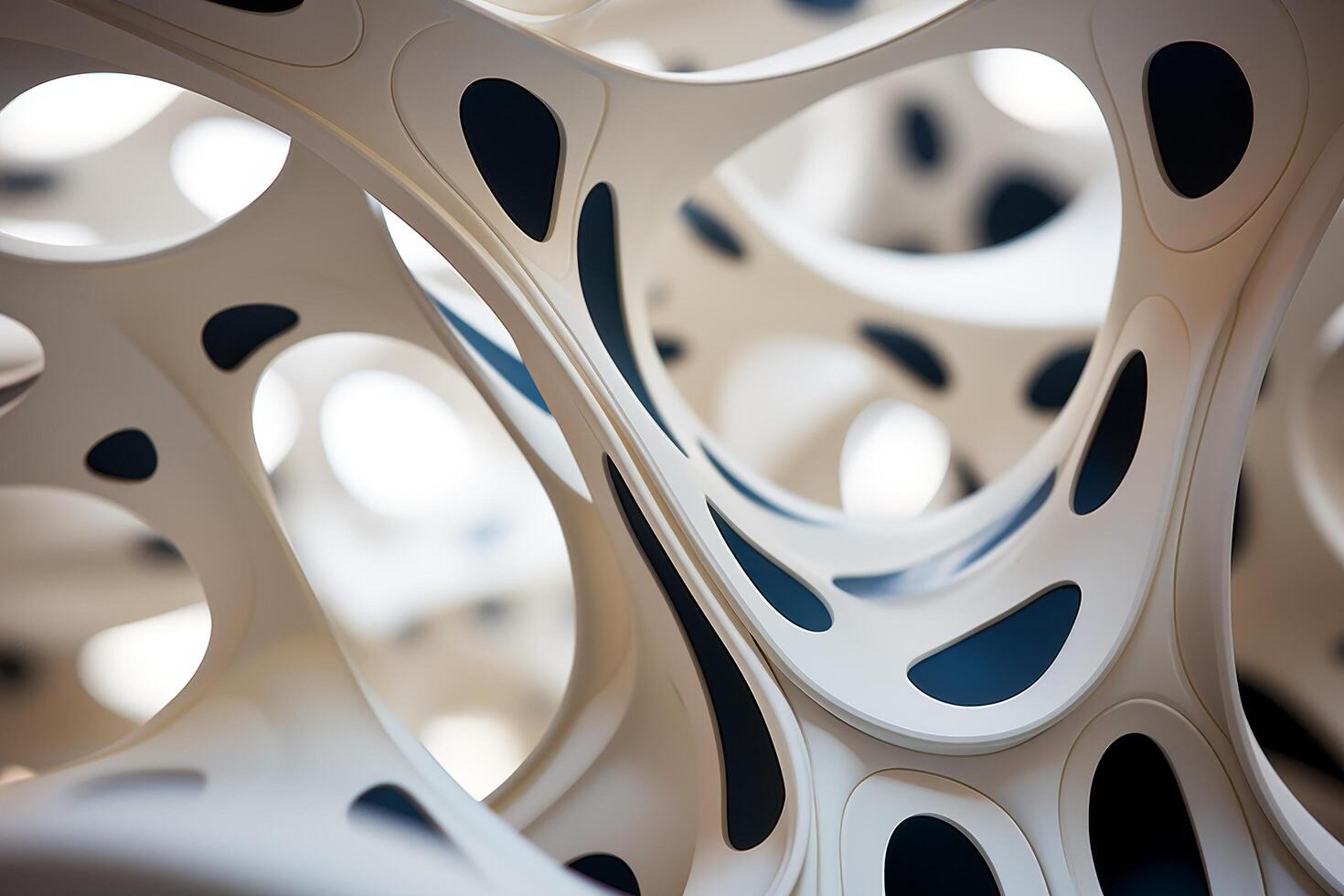 Abstract organic shapes and patterns photo