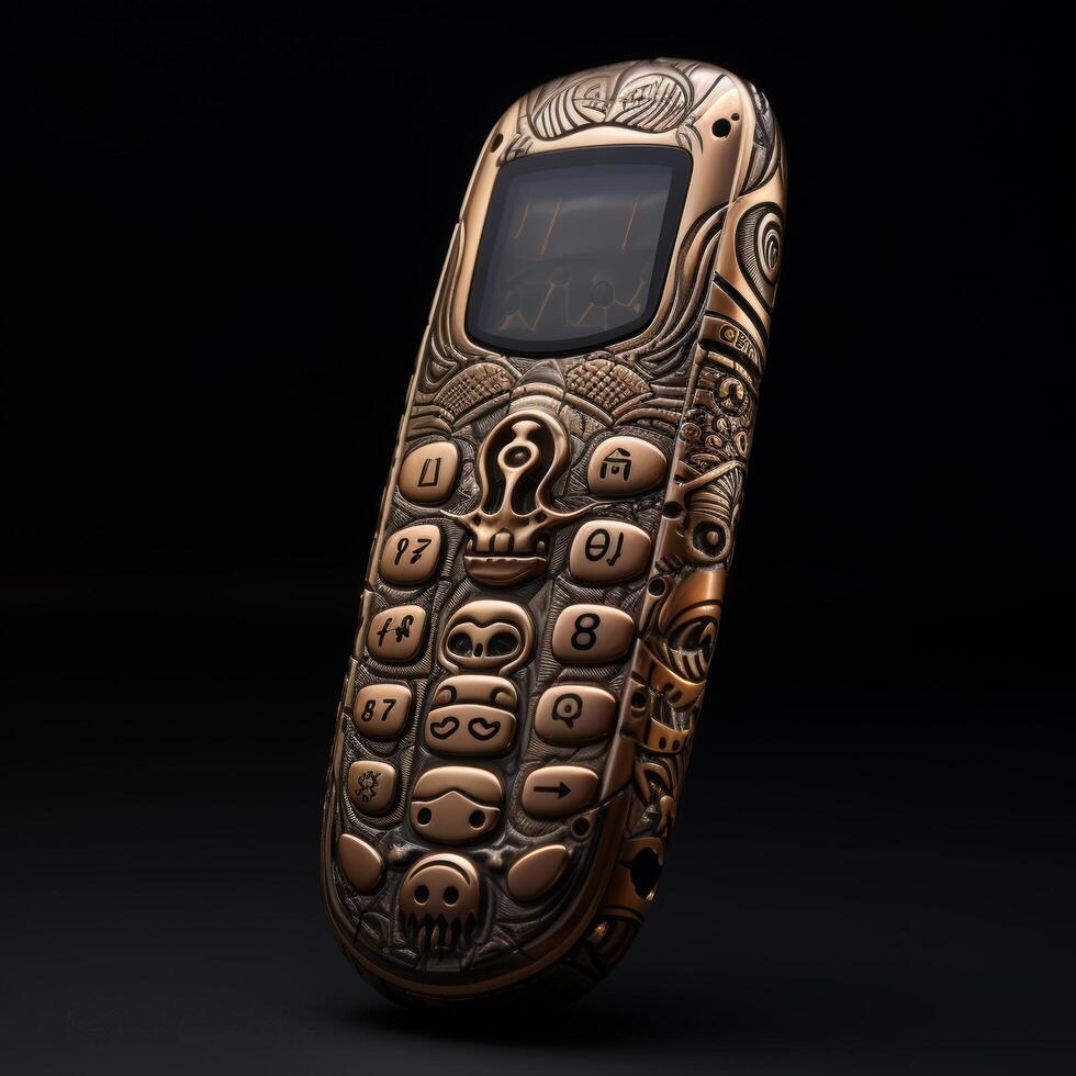 Ornate and intricate mobile phone design photo