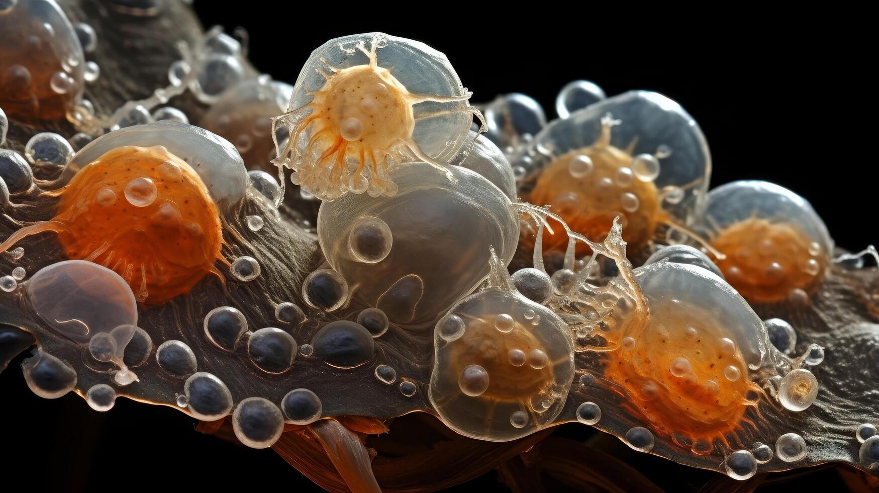 Colorful underwater creatures photo