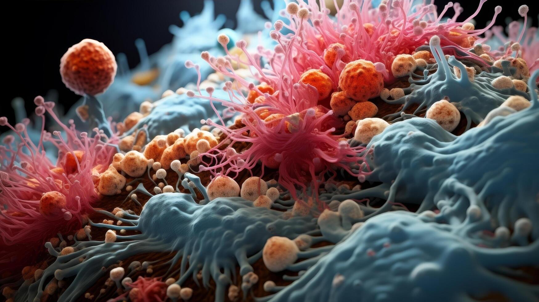 Vibrant underwater coral reef with colorful marine life photo