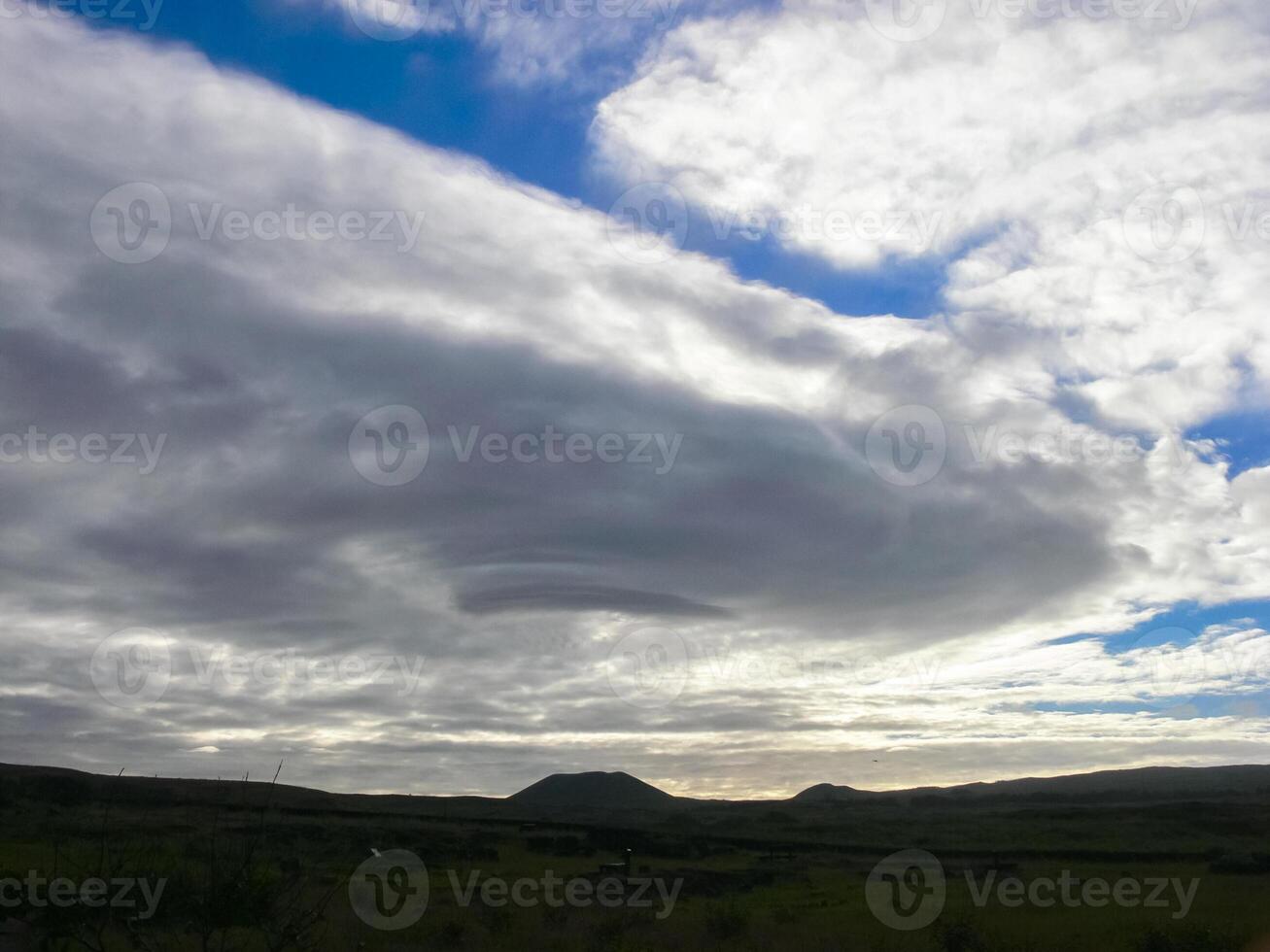 sky over Easter Island. Sky and clouds. photo