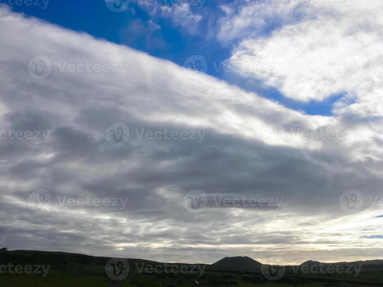 sky over Easter Island. Sky and clouds. photo