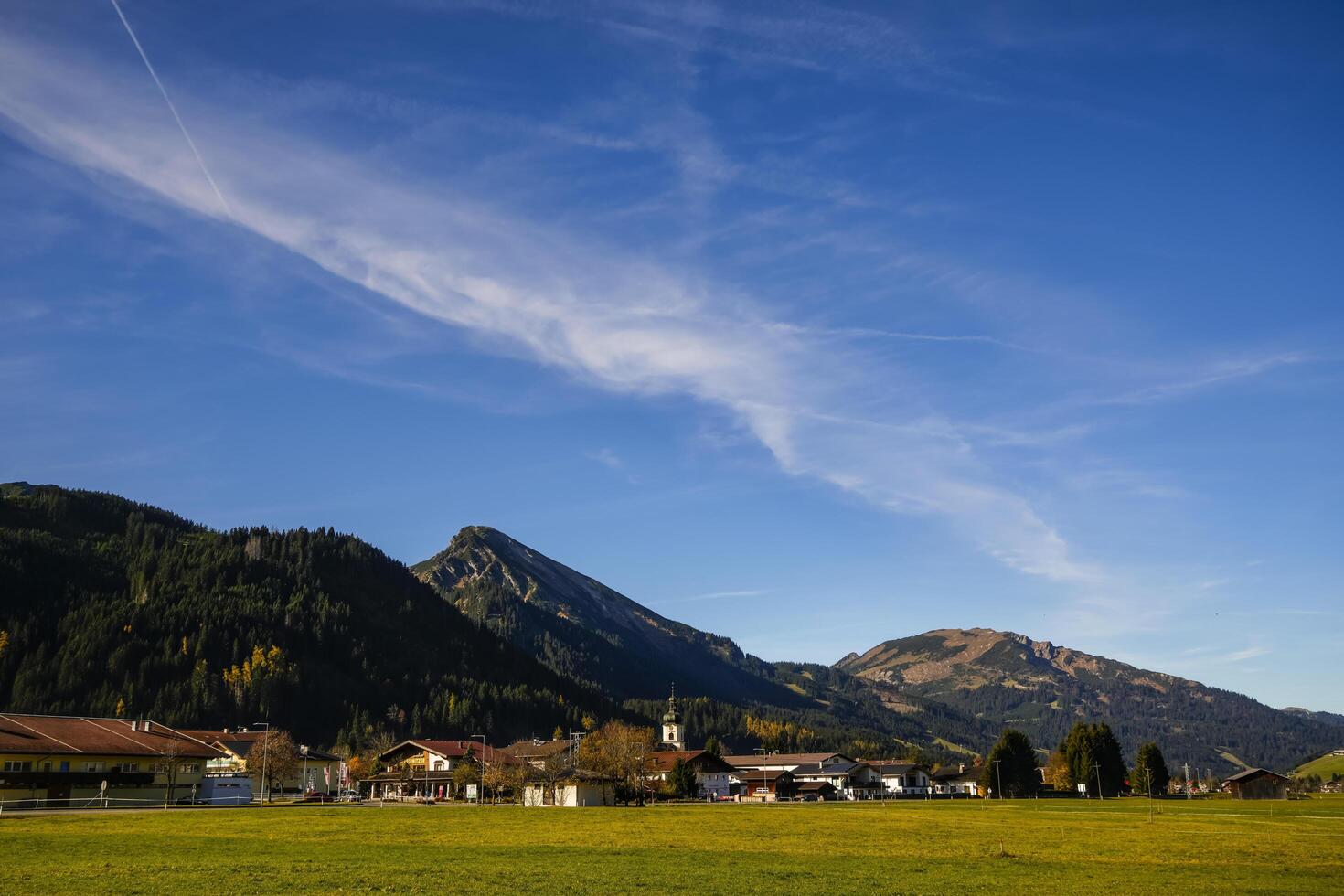 Autumn scenery in the Austrian Alps, Tyrol photo