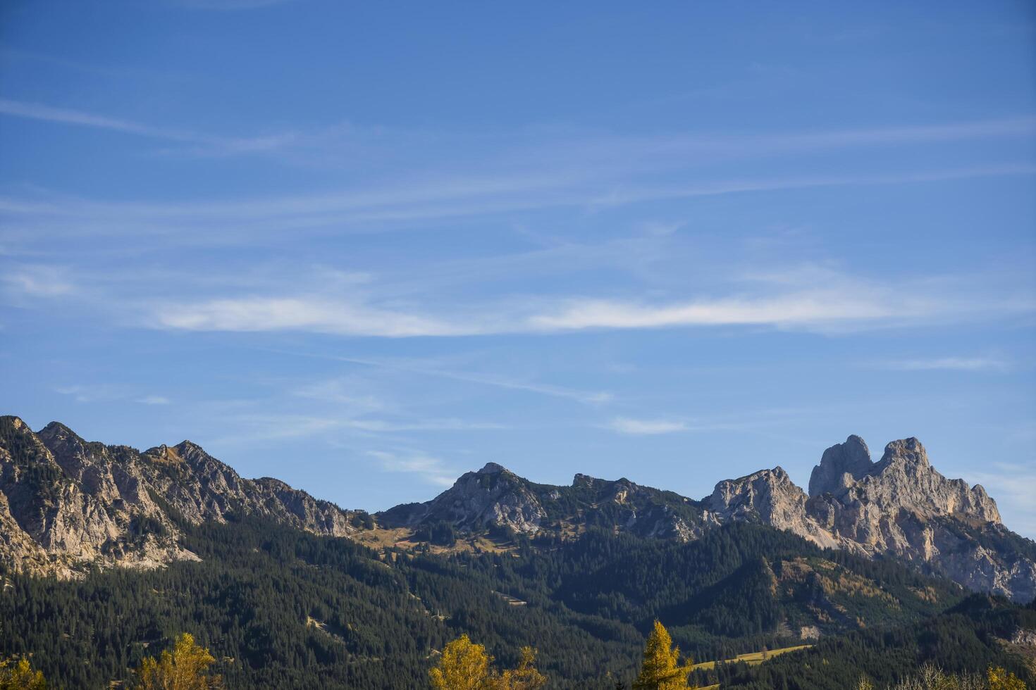 Autumn scenery in the Austrian Alps, Tyrol photo