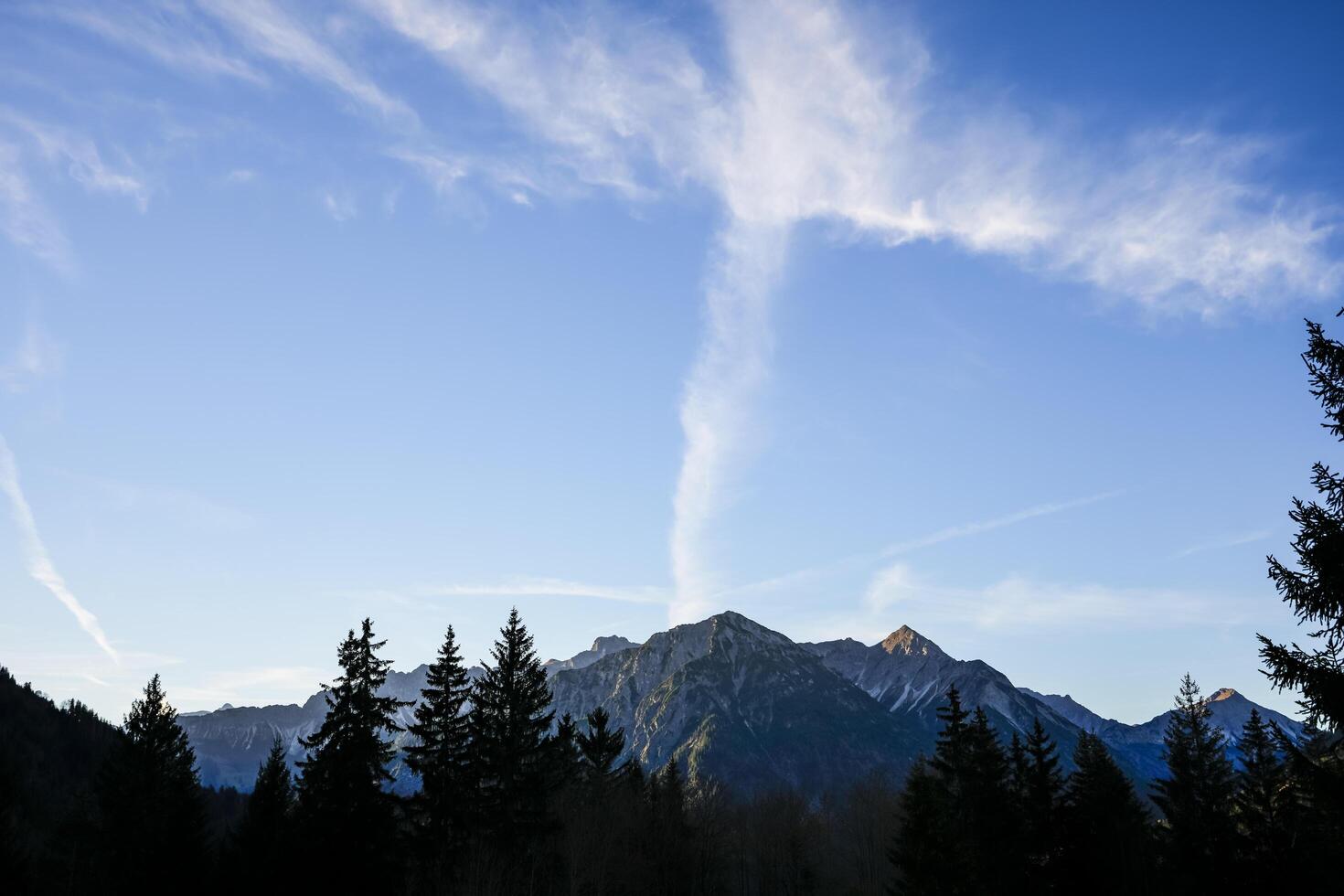 Sunrise scenery in the Austrian Alps, Tyrol photo