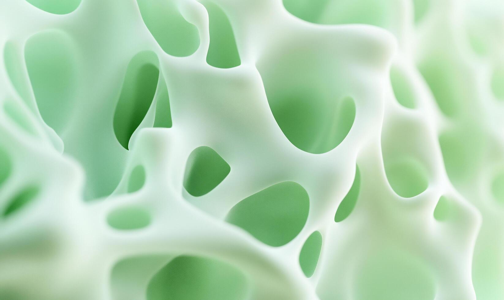 A close up of a green and white substance photo
