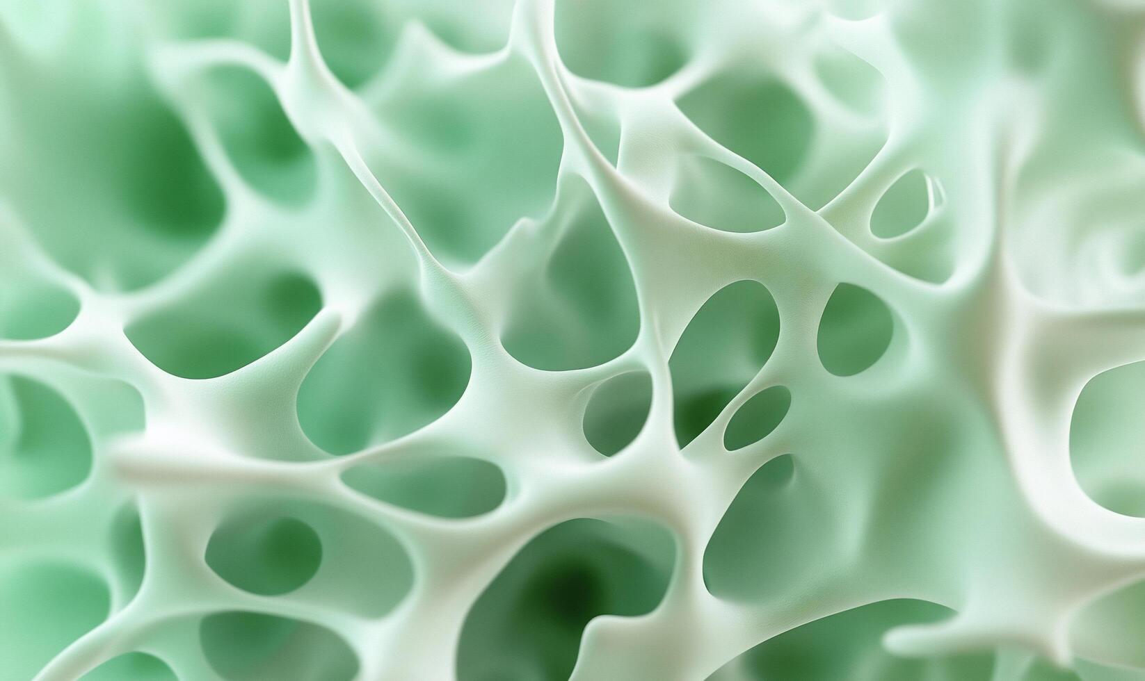 A close up of a green and white substance photo