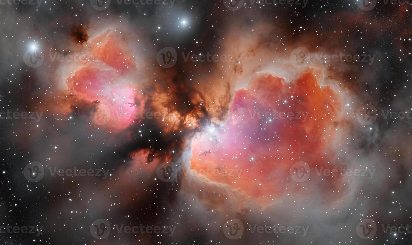 The orion nebula, a star forming region in space photo