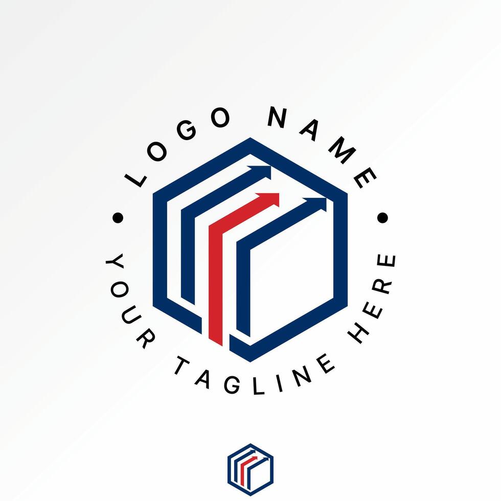 Logo design graphic concept creative premium stock image graphic three lines arrow 3D initial E font hexagon connect monogram typography sport vector