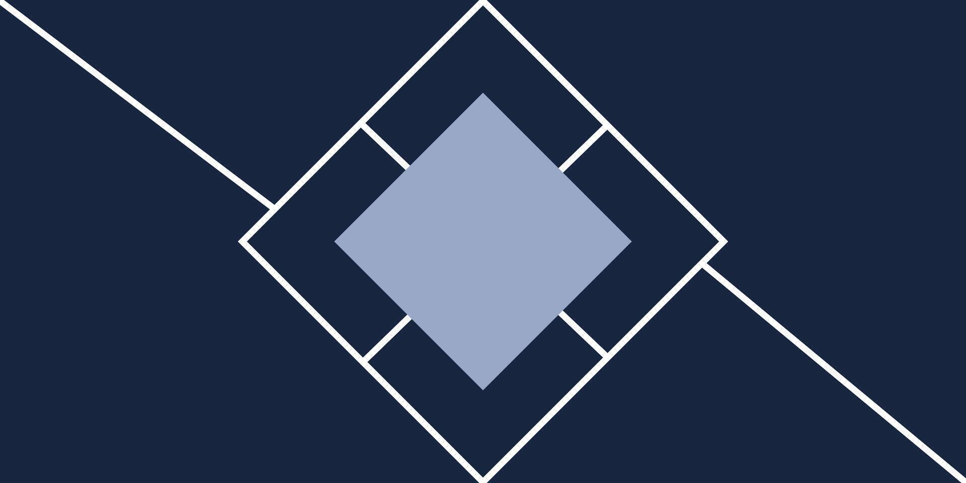 Minimal Flat art decoration blue design background. vector