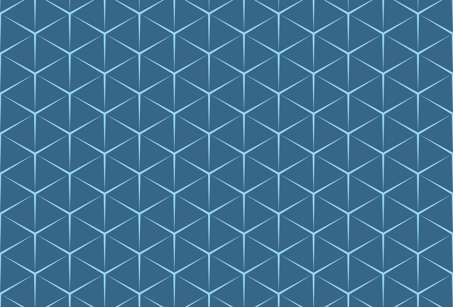 Halftone blue hexagonal pattern vector