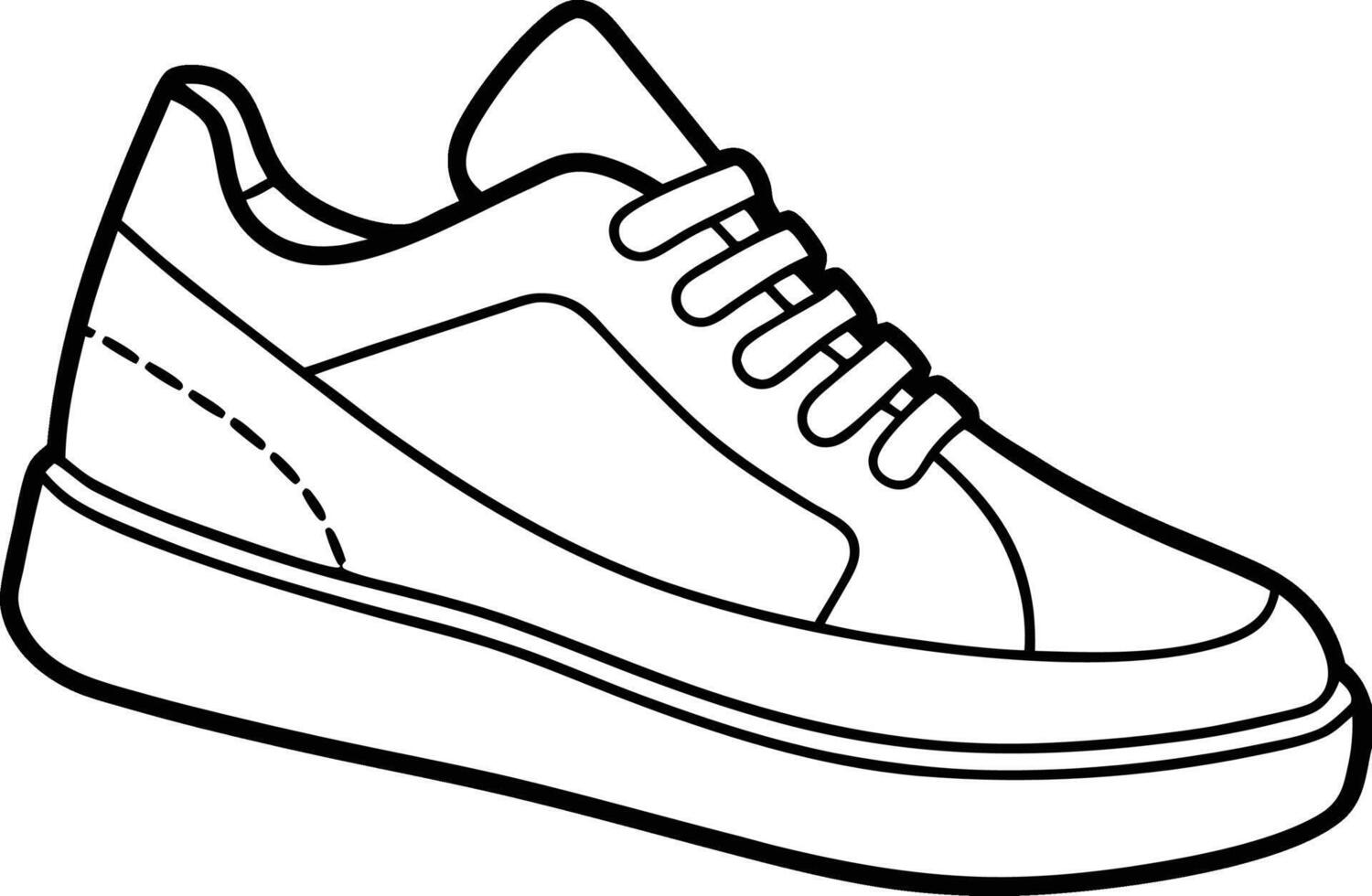 A pair of sneakers vector